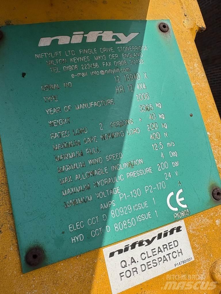Niftylift Hr12nde Karos emelők