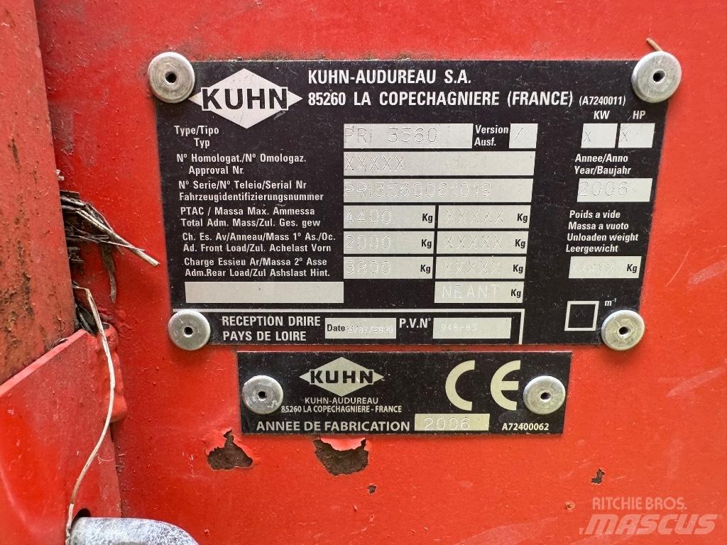 Kuhn Primor 3560 Bála aprító, vágó, csomagoló