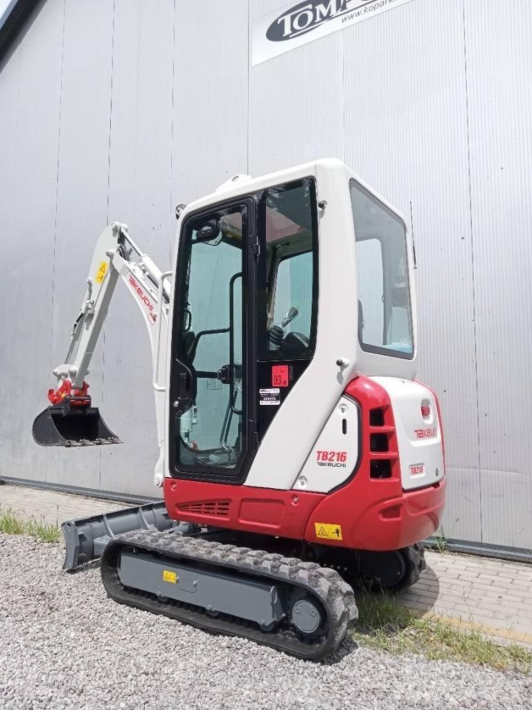 Takeuchi TB 216 Mini kotrók < 7t