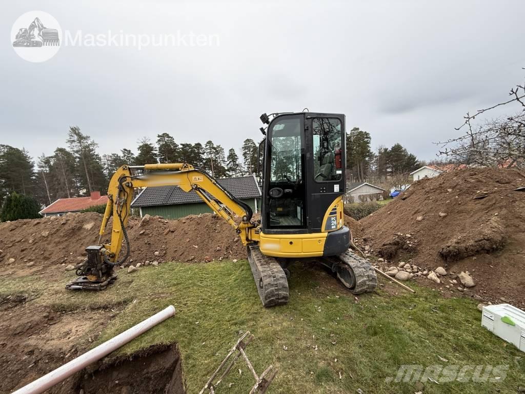 Komatsu PC 26 MR-3 Mini kotrók < 7t