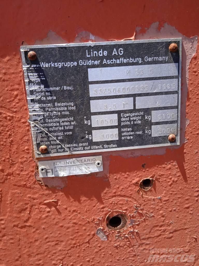 Linde H 35 D Dízel targoncák