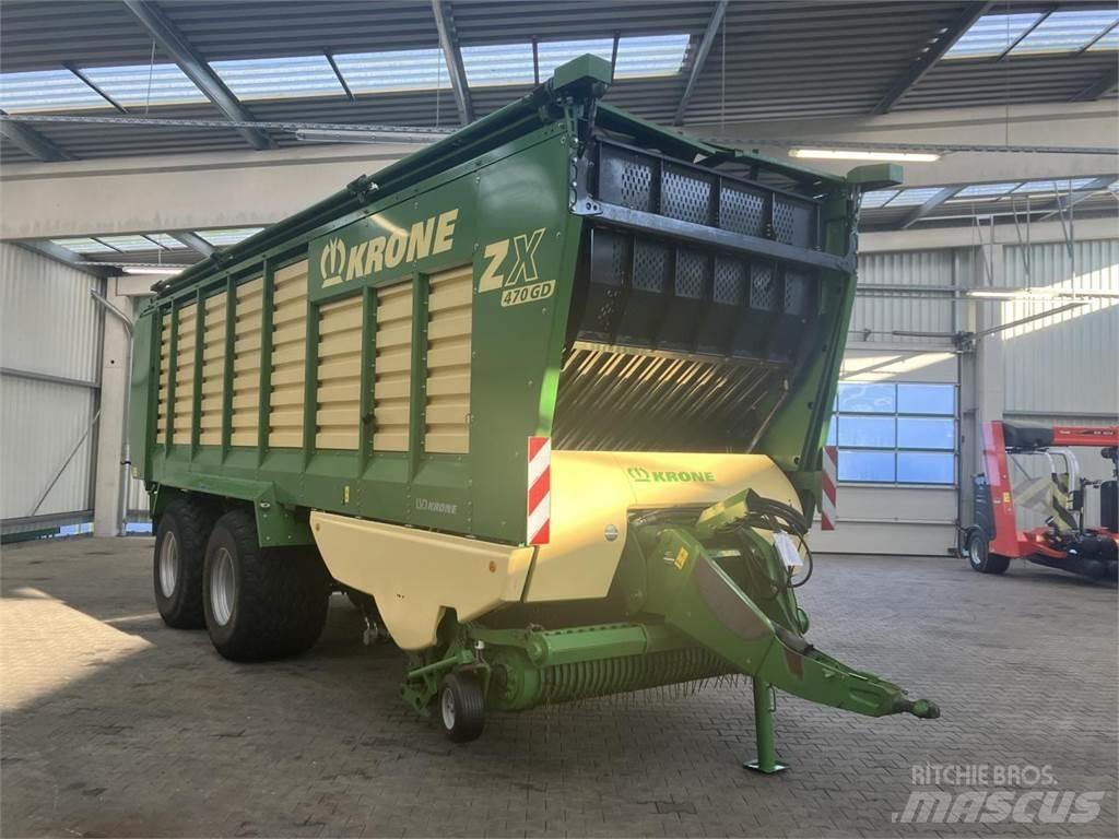 Krone ZX 470 GD Önrakodó pótkocsik