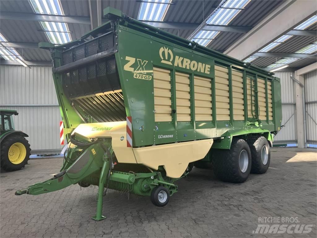 Krone ZX 470 GD Önrakodó pótkocsik