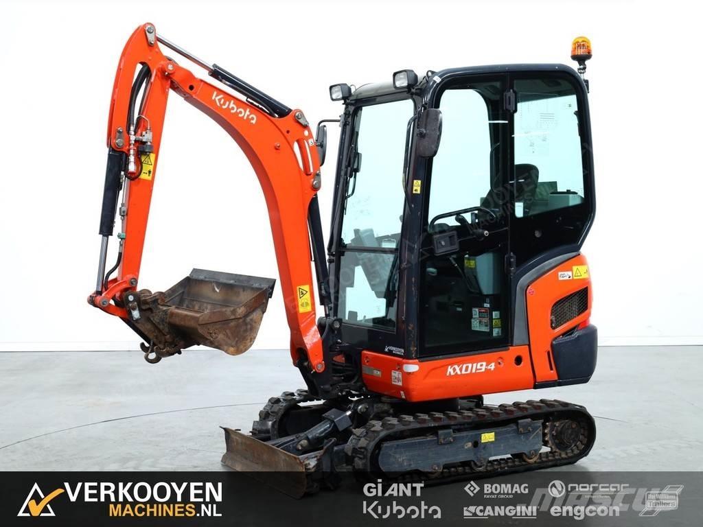 Kubota KX019-4 Mini kotrók < 7t