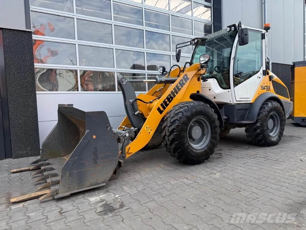 Liebherr L508 Gumikerekes homlokrakodók