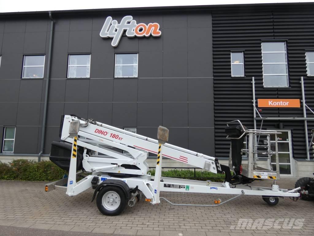 Dino 180 XT  Skylift Pótkocsira szerelt emelők és állványok