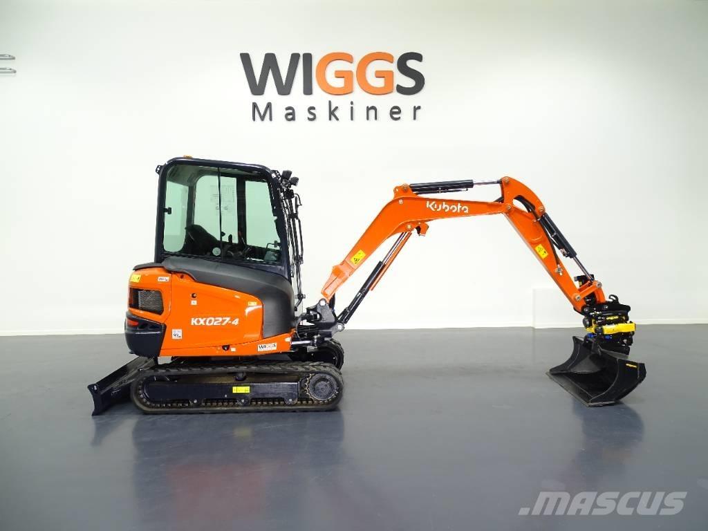 Kubota KX 027-4 Mini kotrók < 7t