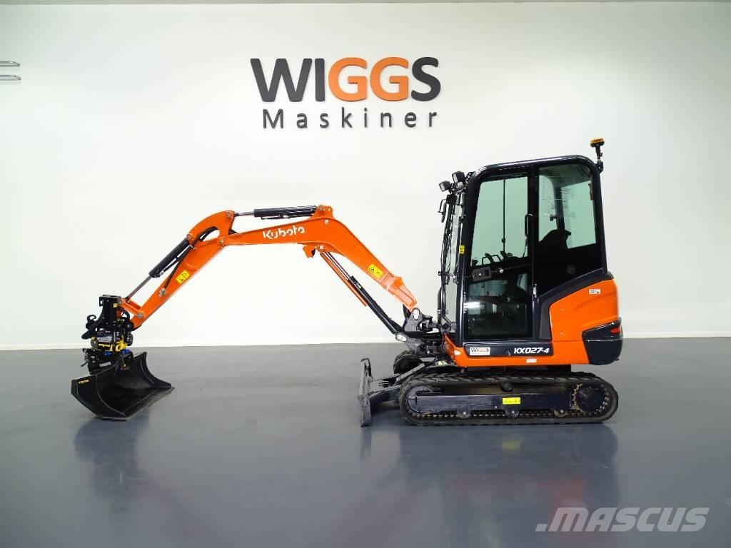 Kubota KX 027-4 Mini kotrók < 7t