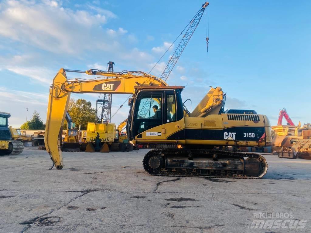 CAT 315 D L Lánctalpas kotrók