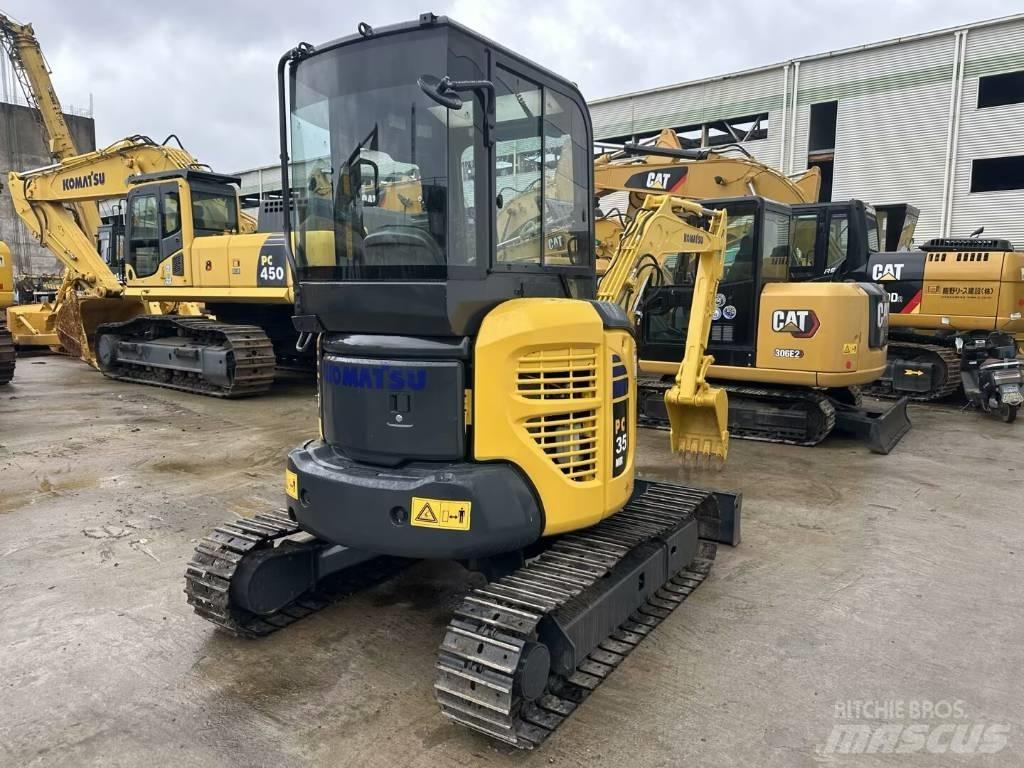 Komatsu PC 35 MR Mini kotrók < 7t