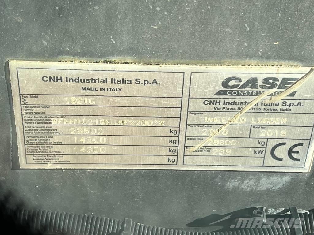 CASE 1021 G Gumikerekes homlokrakodók