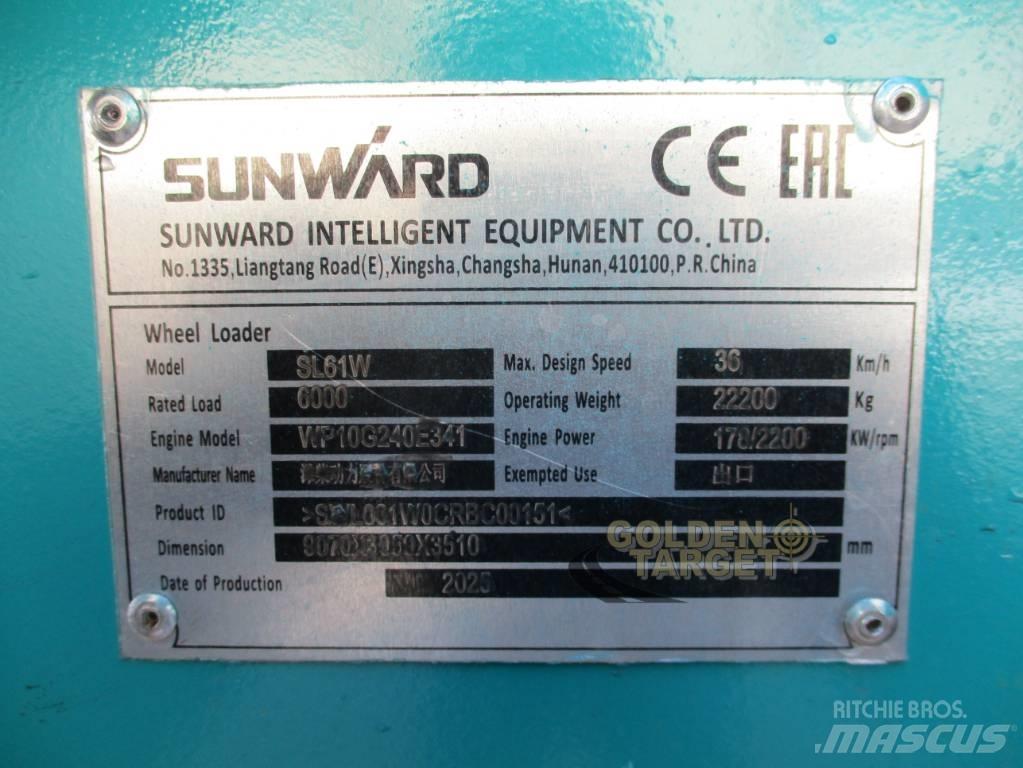 Sunward SL61W Gumikerekes homlokrakodók