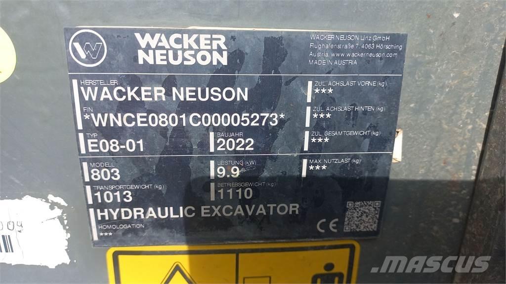 Wacker Neuson 803 Lánctalpas kotrók