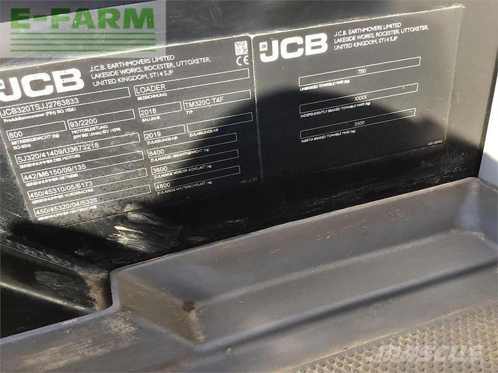 JCB tm320 Teleszkópos mezőgazdasági rakodók