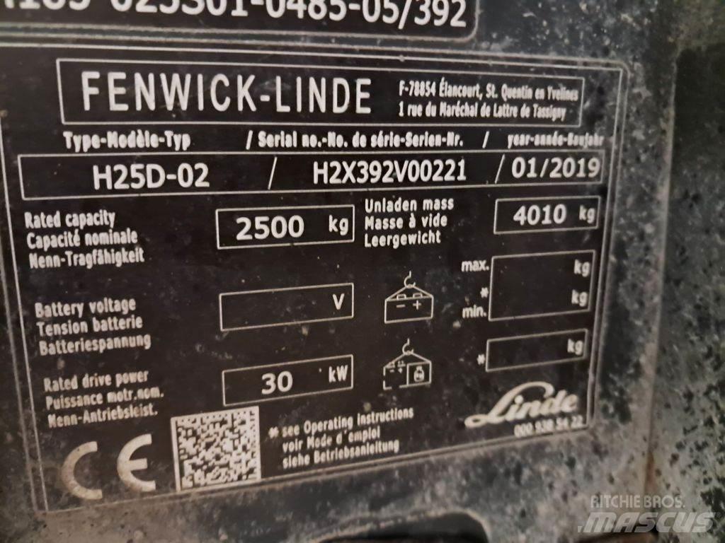 Linde H25D-02 Dízel targoncák