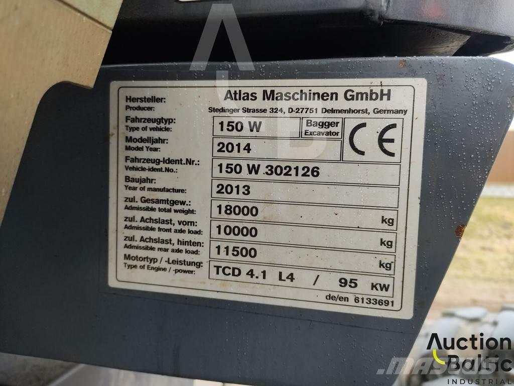 Atlas 150 W Gumikerekes kotrók