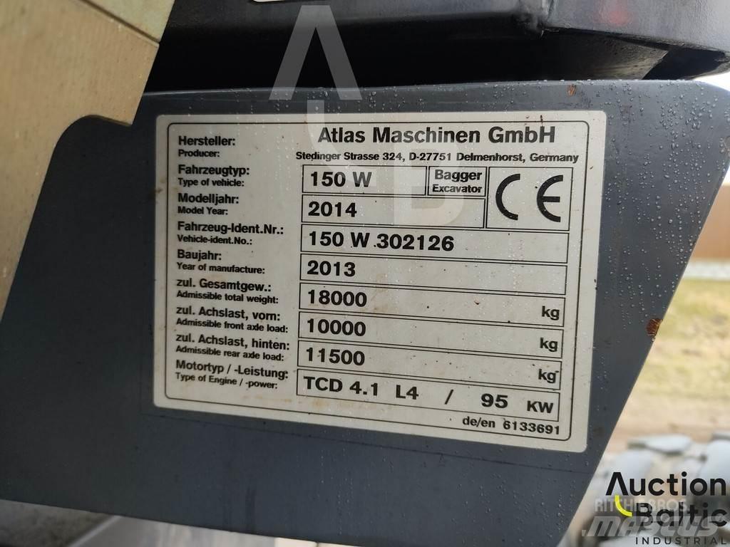 Atlas 150 W Gumikerekes kotrók