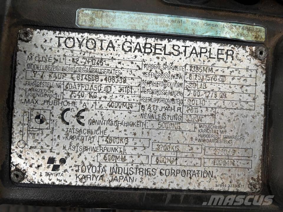 Toyota 7 FD 45 Dízel targoncák