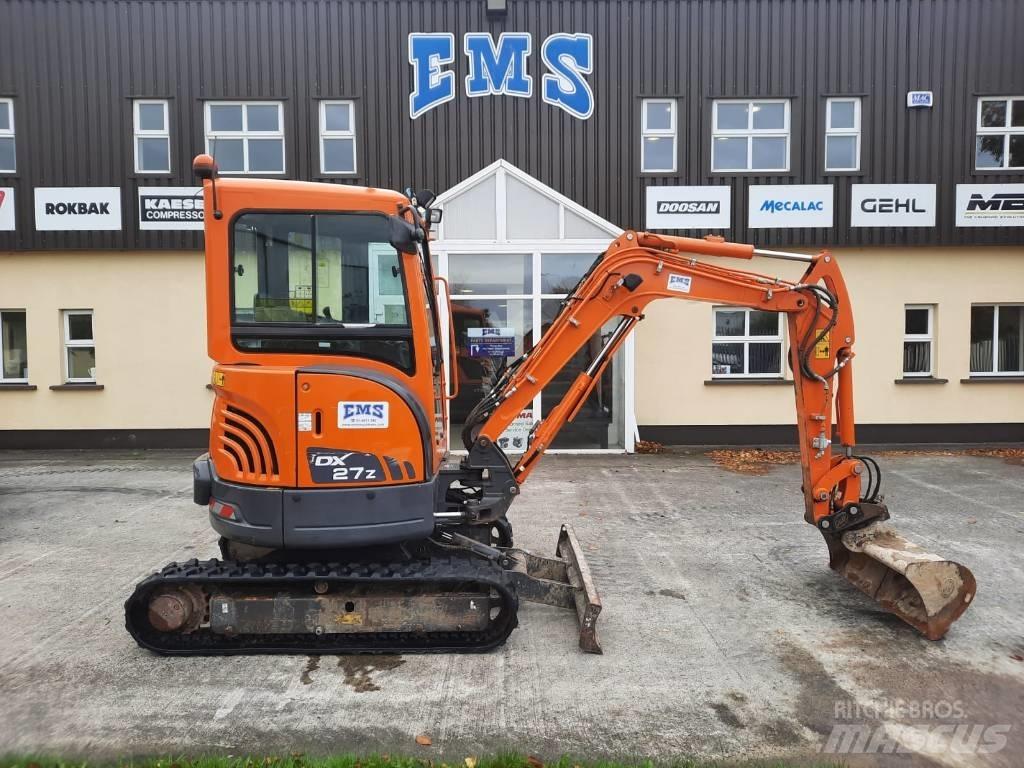 Doosan DX 27 Z Mini kotrók < 7t