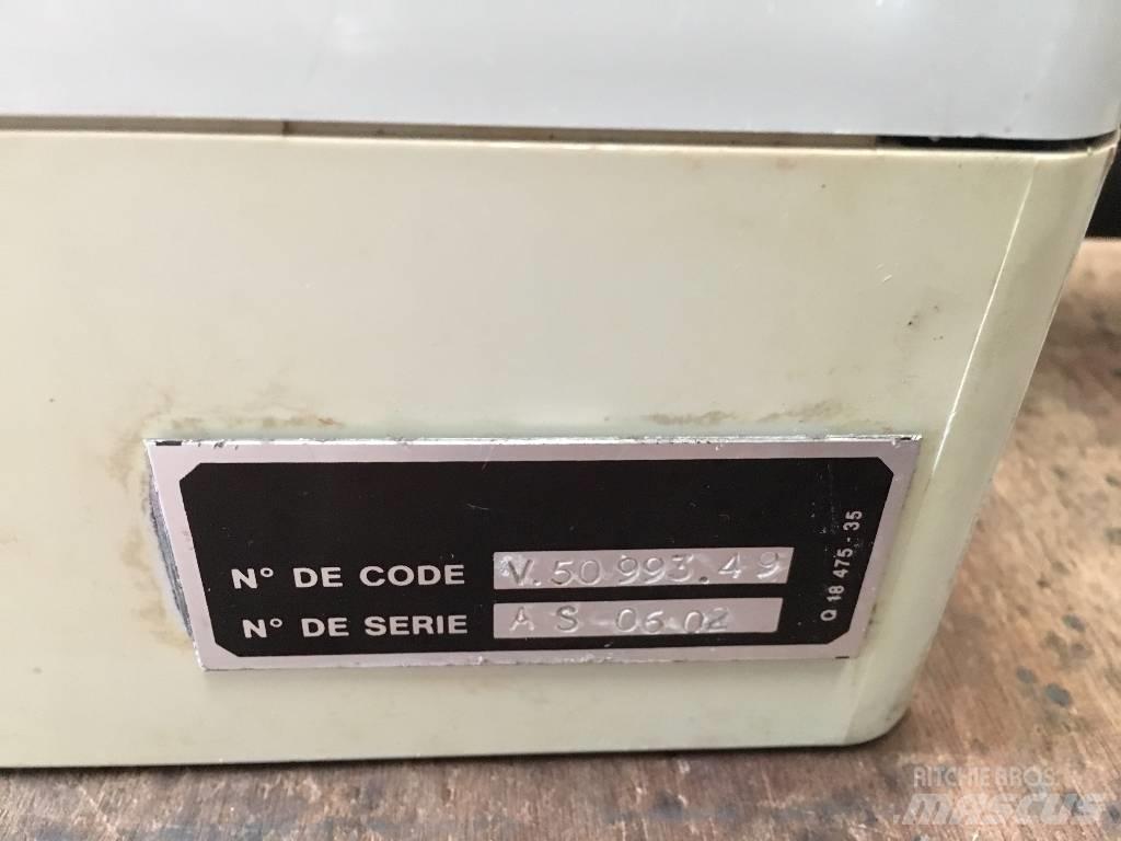 Potain 643A/D Daru tertozékok és felszerelések