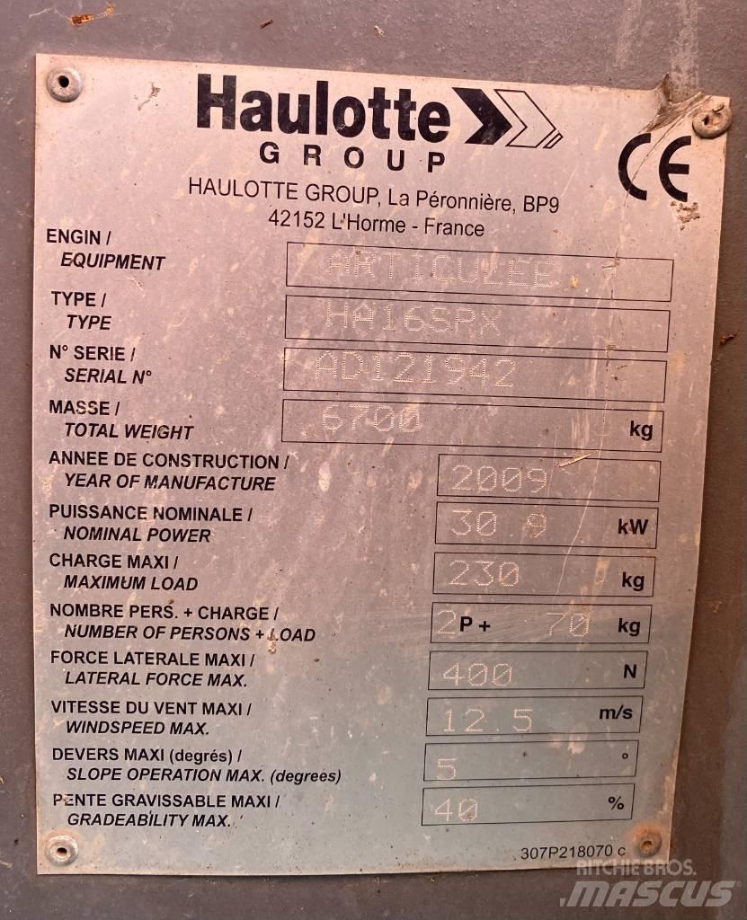 Haulotte HA 16 SPX Karos emelők