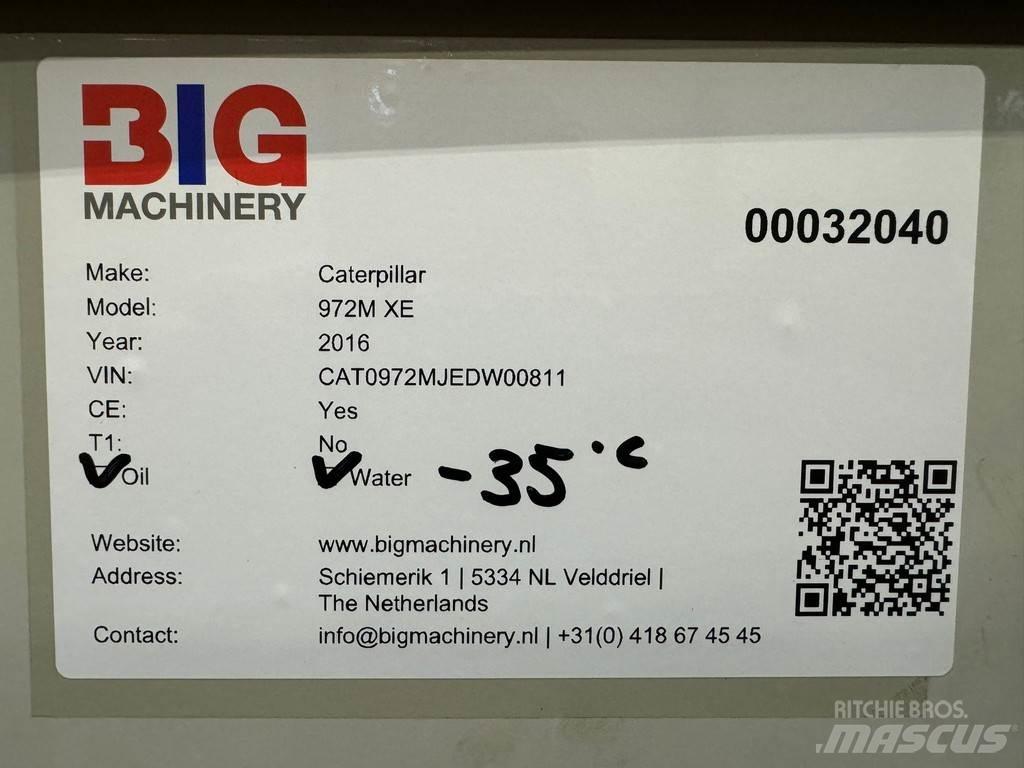 CAT 972M XE Gumikerekes homlokrakodók