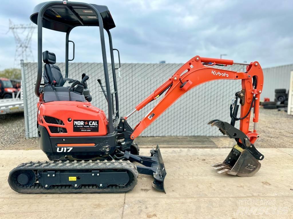 Kubota U 17 Mini kotrók < 7t