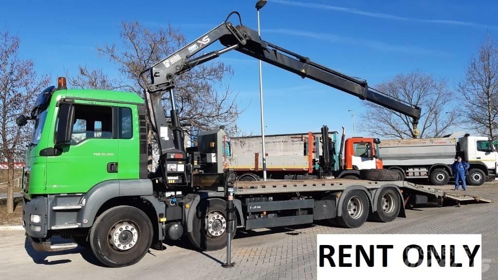 MAN TGS 35.360  rent Platós/Csörlős teherautók