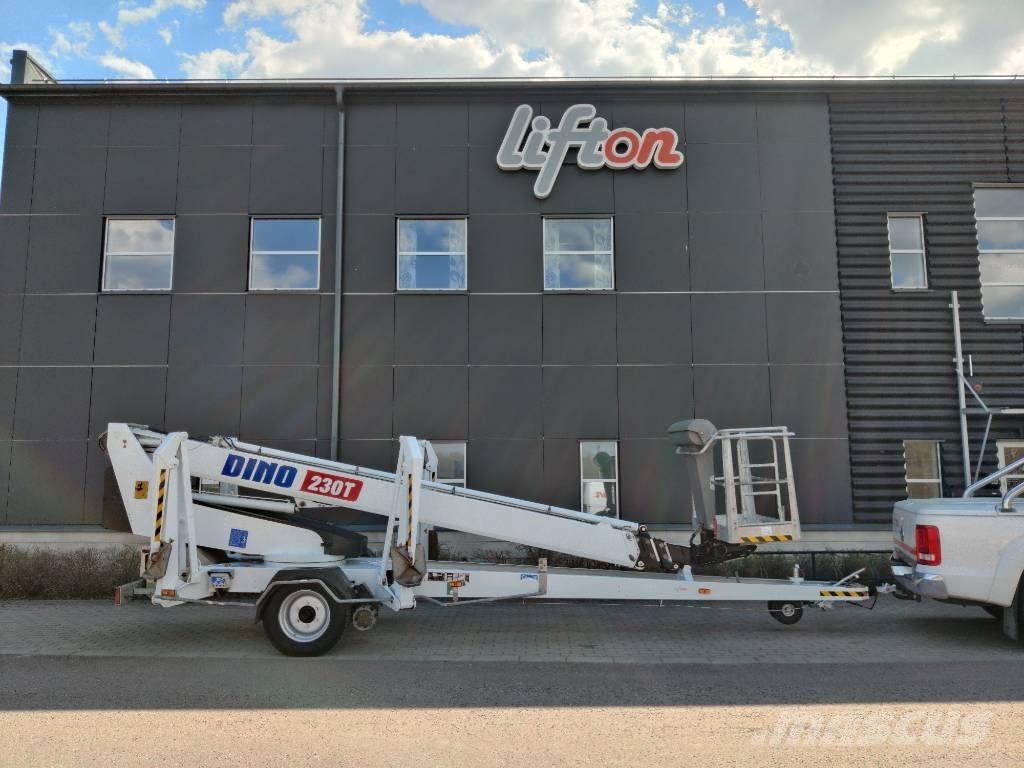 Dino 230 T Skylift Pótkocsira szerelt emelők és állványok
