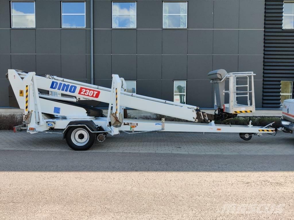 Dino 230 T Skylift Pótkocsira szerelt emelők és állványok