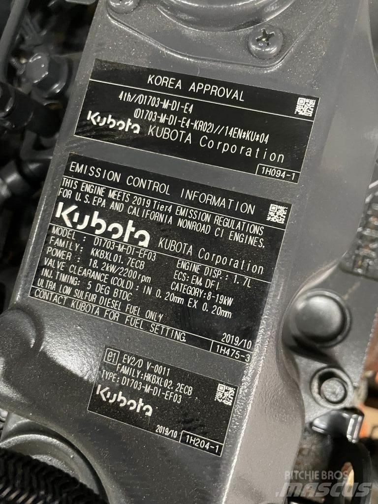 Kubota D1703 Motorok