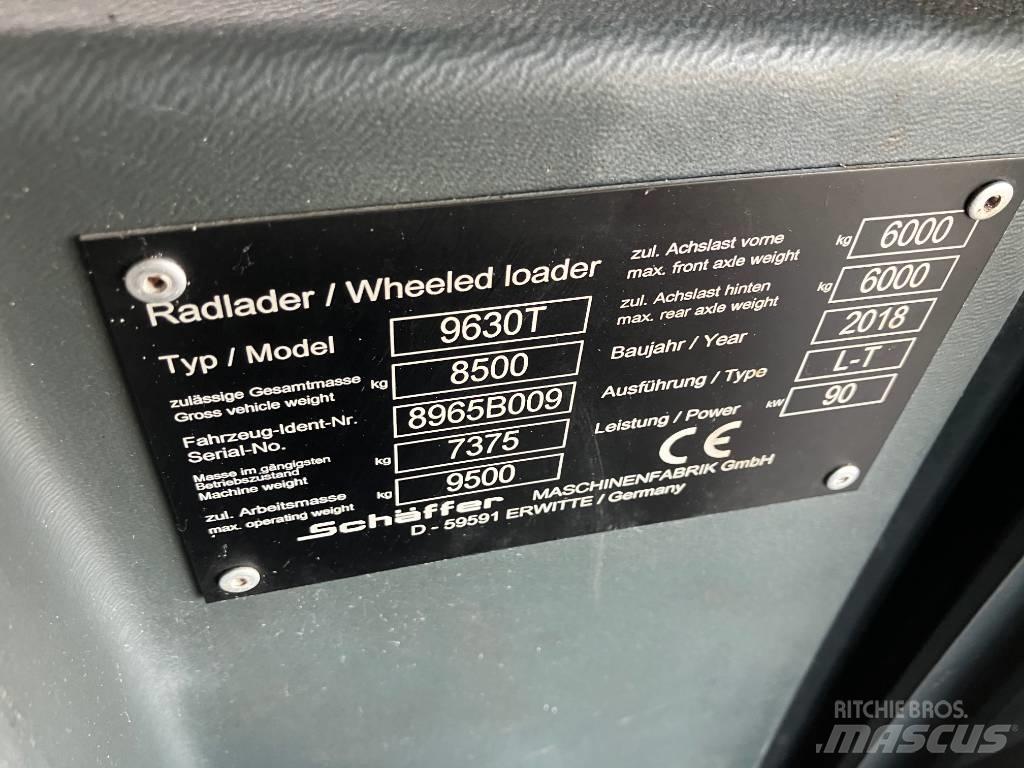 Schäffer 9630T Teleszkópos mezőgazdasági rakodók