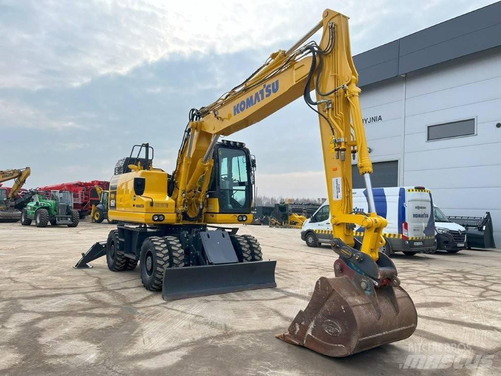 Komatsu PW160-11 Gumikerekes kotrók