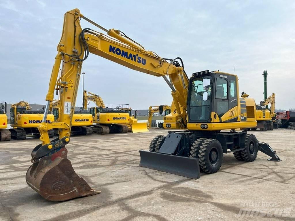 Komatsu PW160-11 Gumikerekes kotrók