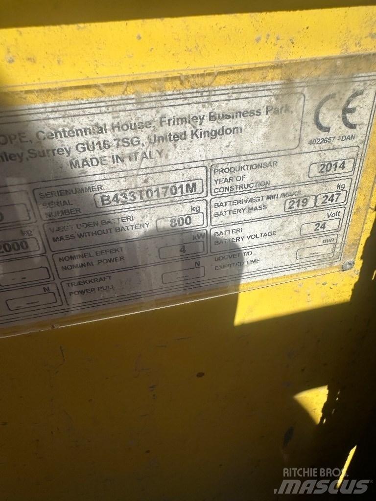 Hyster P 2.0 Elektromos gyalogkíséretű targoncák