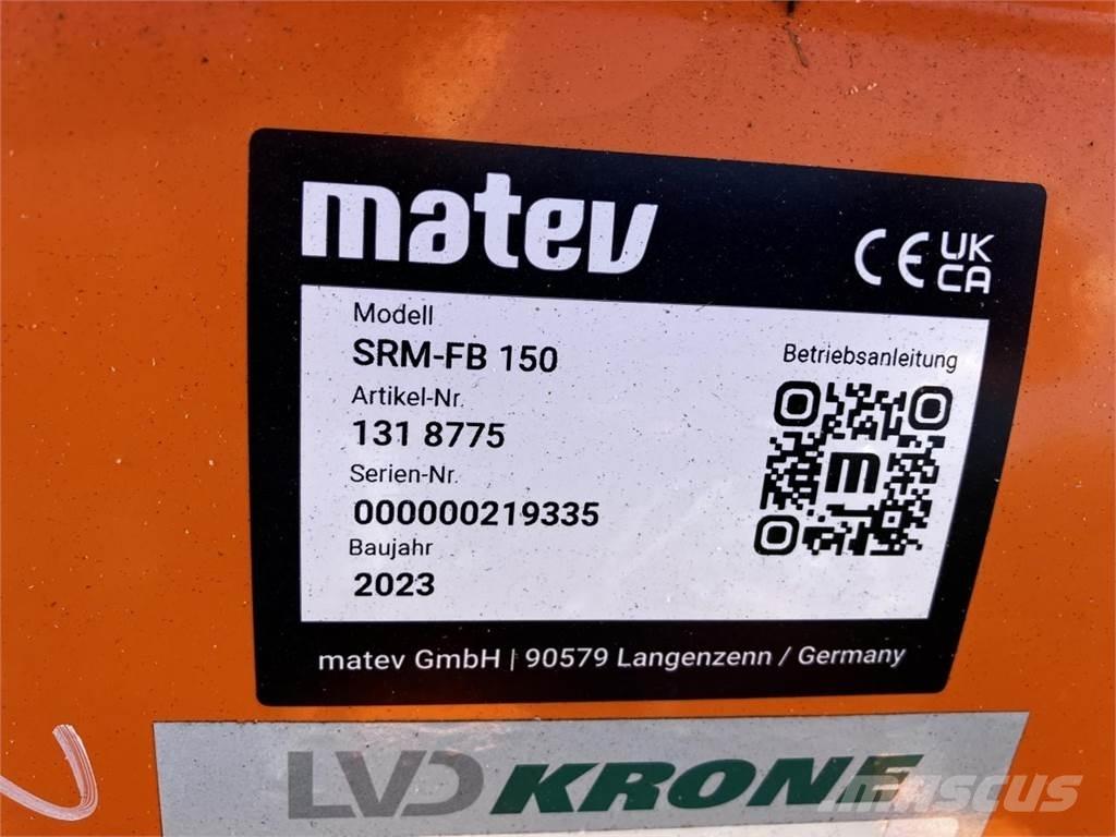 Matev SRM-FB 150 Homlokrakodó tartozékok