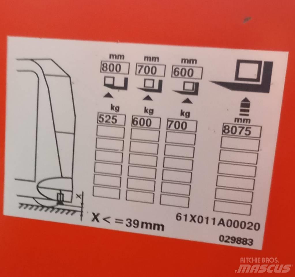 Linde K 011 Tolóoszlopos targonca