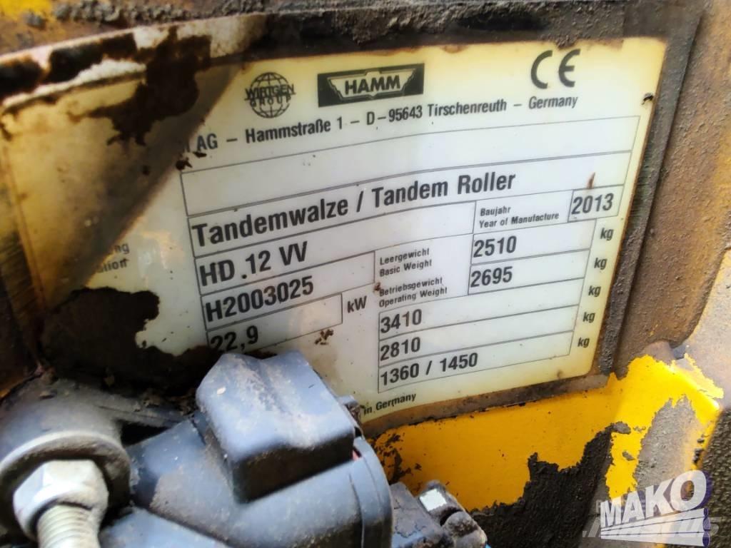 Hamm HD 12 VV Ikerdobos hengerek