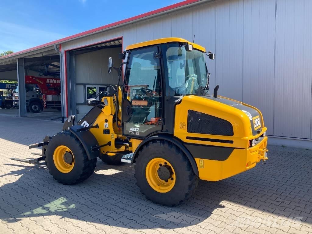 JCB 407 Gumikerekes homlokrakodók