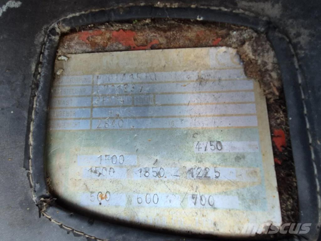 Nissan pd01a15po Gázüzemű targoncák