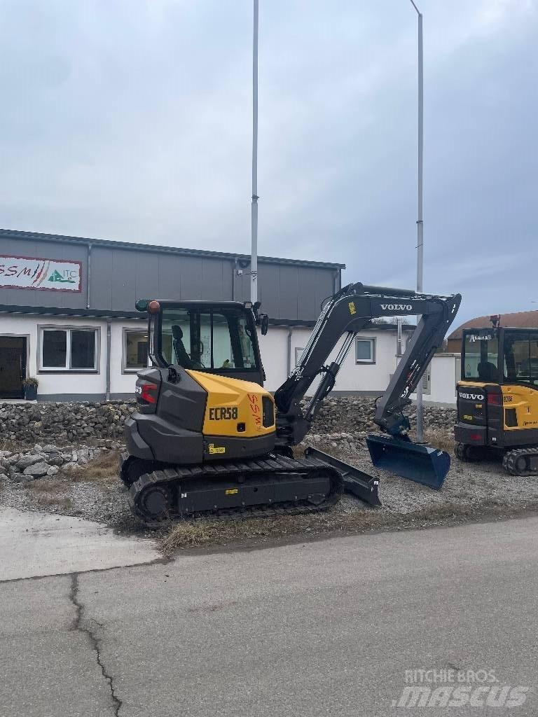 Volvo ECR 58 F Mini kotrók < 7t