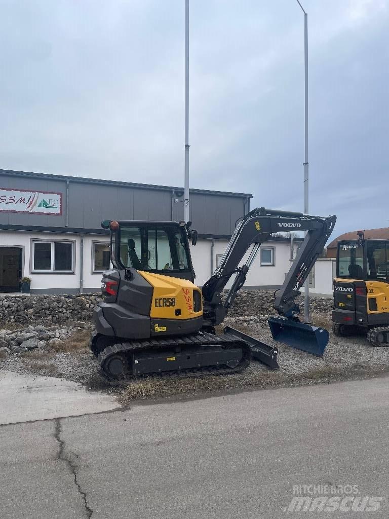 Volvo ECR 58 F Mini kotrók < 7t