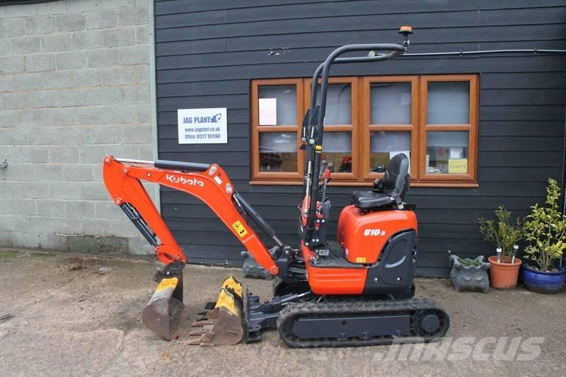 Kubota U 10-3 Mini kotrók < 7t