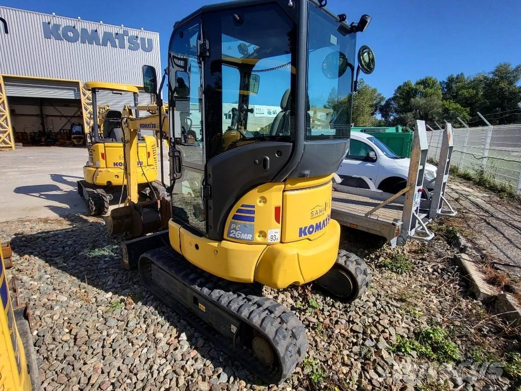 Komatsu PC26MR-5 Mini kotrók < 7t