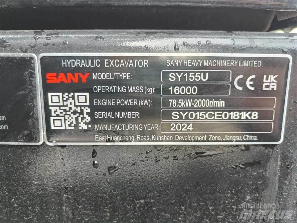 Sany SY155U Lánctalpas kotrók