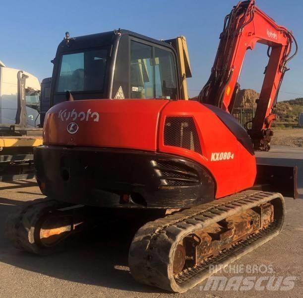 Kubota KX 080-4 Közepes (midi) kotrók 7 t - 12 t