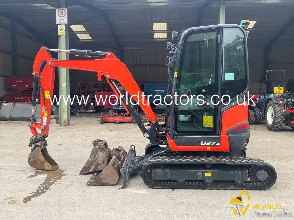Kubota U 27-4 Mini kotrók < 7t
