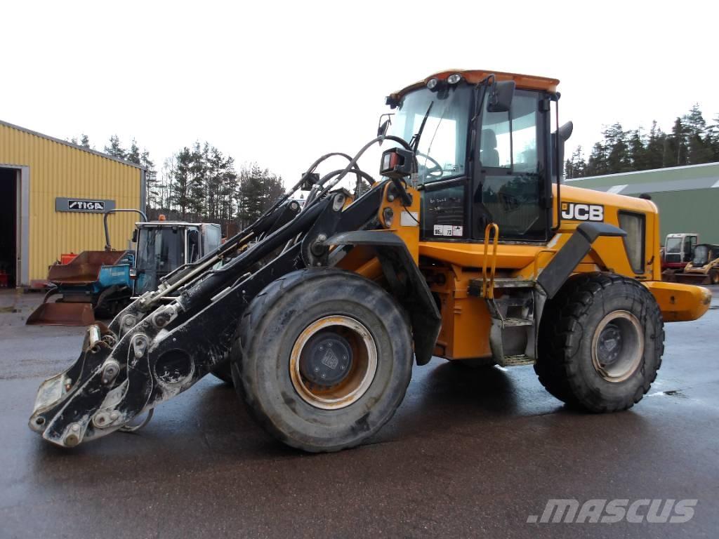 JCB 436 Wastemaster Gumikerekes homlokrakodók