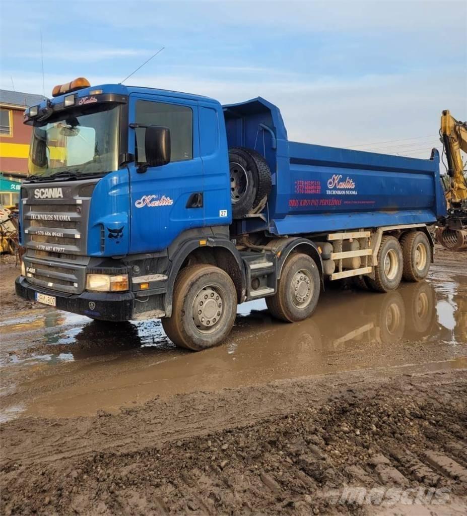 Scania R420 8x4 Hidraulikus konténerszállító