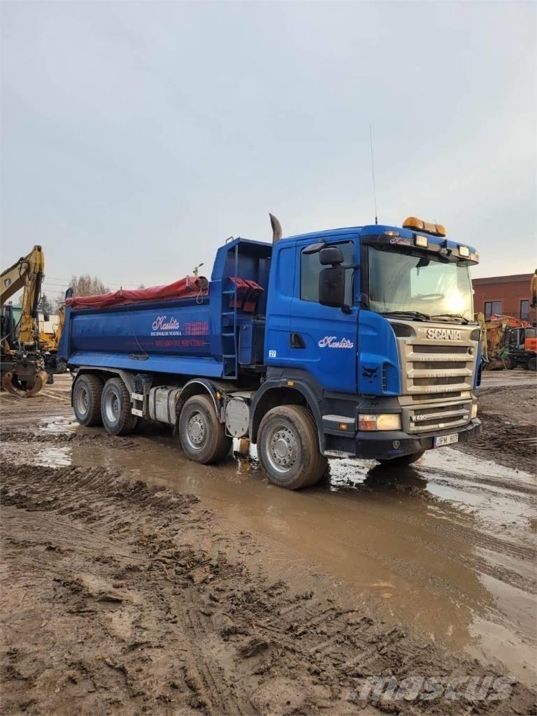 Scania R420 8x4 Hidraulikus konténerszállító